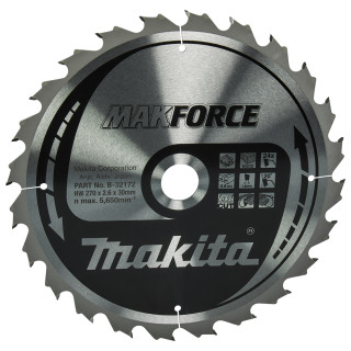 Пильный диск MAKForce: для дерева Makita 270x30 мм 24Т