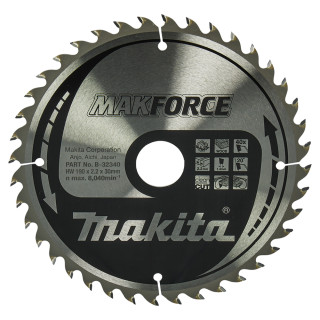 Пиляльний диск MAKForce: дерево Makita 190x30 мм 40Т