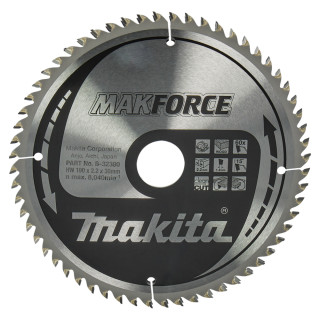 Пиляльний диск MAKForce: дерево Makita 190 мм 60 зубів