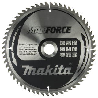 Пиляльний диск MAKForce Makita 270x30 мм 60Т: дерево