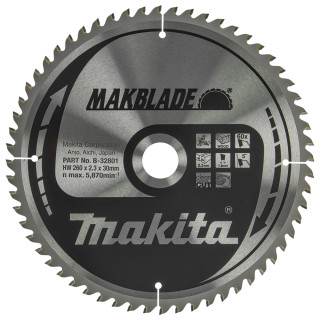 Пильный диск MAKBlade: дерево Makita 260x30 60T