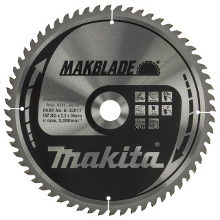 Пиляльний диск MAKBlade: дерево Makita 305x30 60T