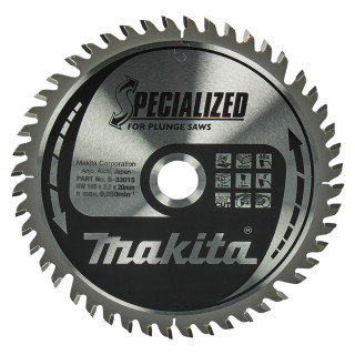 Пильный диск SPECIALIZED: дерево, Makita для погружных пил 165x20 мм 48T
