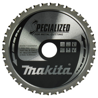 Пильный диск по металлу SPECIALIZED Makita 185x30 мм, 36T