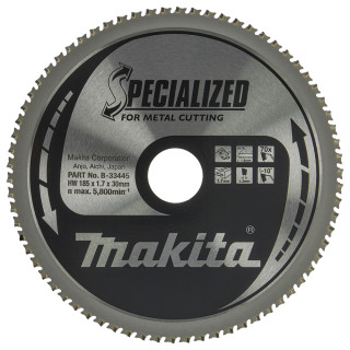 Пиляльний диск SPECIALIZED: сталь Makita 185x30 мм 70T