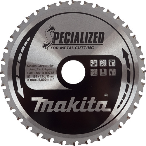 Пиляльний диск SPECIALIZED: сталь Makita 305 мм 25,4 60 зубів
