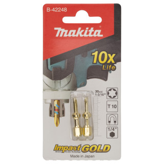 Торсіонна намагнічена біта Impact Gold, Makita T10, 30 мм