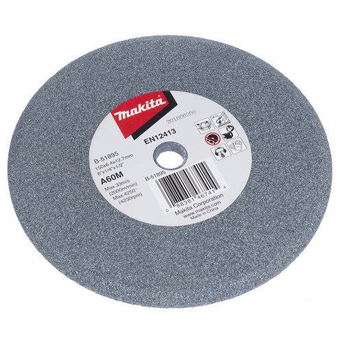 Шлифовальный диск Makita 150×6,4×12,7 мм A60, сталь