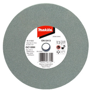 Шлифовальный диск Makita 150×16×12,7 мм GC120H, алюминий, цветные металлы
