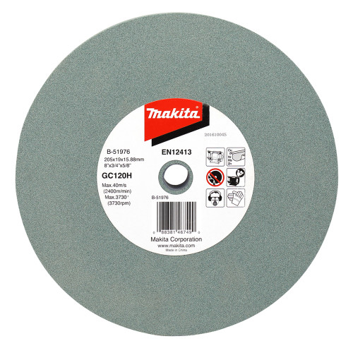 Шлифовальный диск Makita 205x19x15,88 мм GC120H, алюминий, цветные металлы