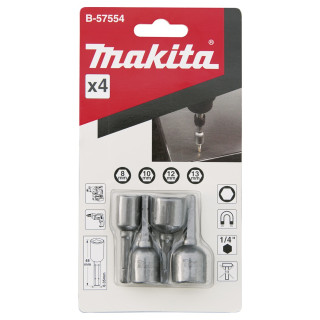 Набор магнитных насадок Makita , 4 шт. (8, 10, 12, 13) × 48