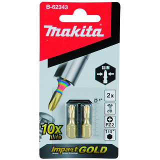 Торсіонна біта Impact Gold Super Slim Makita PZ2