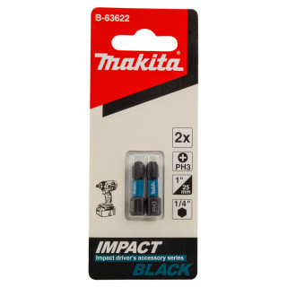 Біта Makita PH3 25 мм Impact Black 2 шт
