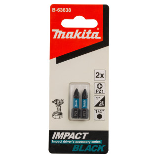 Біта Makita PZ1 25 мм Impact Black 2 шт.