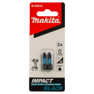 Біта Makita PZ2 25 мм Impact Black 2 шт