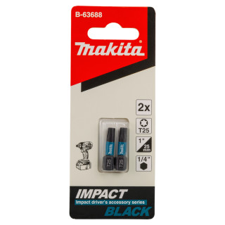 Біта Makita T25 25 мм Impact Black 2 шт