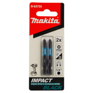 Біта Makita PH2 50 мм Impact Black 2 шт