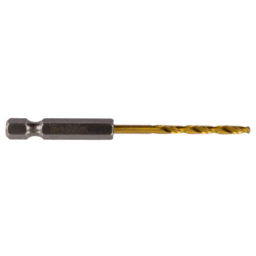 Сверло HSS-TiN по металлу Makita 3,2x82 мм 1/4''
