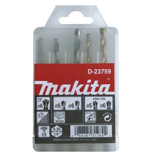 Комбінований набір свердел Makita 5 шт
