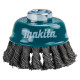 Чашечная щетка из витой проволоки Makita 75 мм