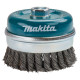 Чашкова щітка з крученої дроту Makita 100 мм