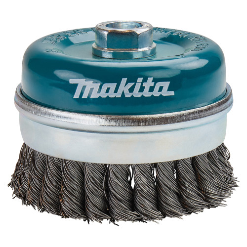 Чашкова щітка з крученої дроту Makita 100 мм