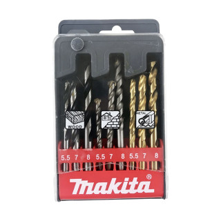 Набір свердел дерево, метал, бетон Makita 9 шт