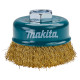 Чашечная латунная щетка Makita 75 мм