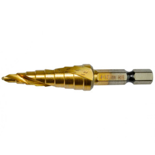 Ступінчасте свердло HSS TiN Makita 1/4 4-12 мм