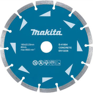 Алмазный диск для бетона, сегмент Makita , 180×22,23 мм