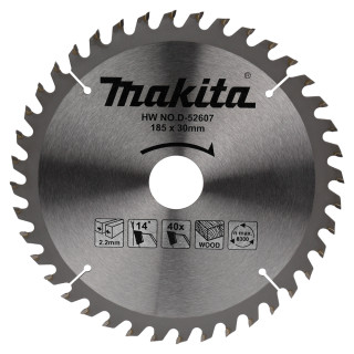 Пиляльний диск ТСТ: дерево Makita 185x30 мм x 40 зубів