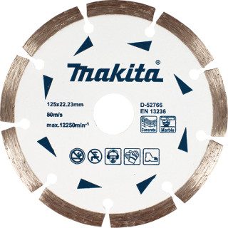 Алмазный диск для бетона и мрамора, сегмент Makita , 125x22,23 мм