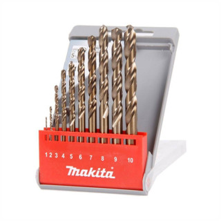 Набір свердел по металу HSS-Co по металу Makita 1-10 мм (10 шт.)