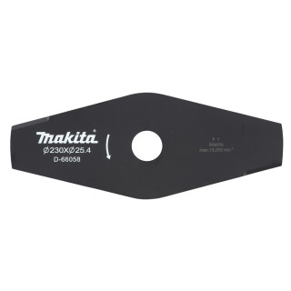 Ніж Makita для тримера/коси DUR368L, DUR368U, DUR369A, UR006G, UR007G, UR013G, UR101C, UR201C 230x2x25,4 2Т