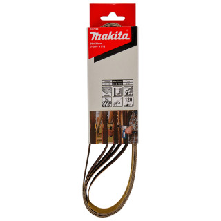 Набор шлифовальных лент Makita 30×533 мм К120 (5 шт.)