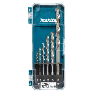 Набір свердел по металу HSS-G Makita 6 шт