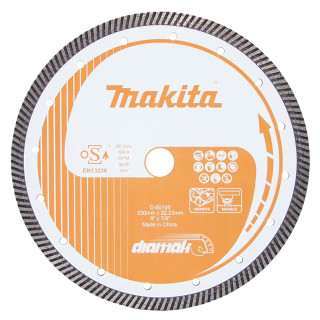 Алмазный диск для бетона и мрамора «Турбо» Makita 230x22,23 мм
