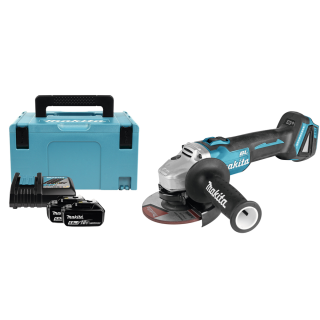 Аккумуляторная угловая шлифовальная машина LXT Makita DGA504RTJ