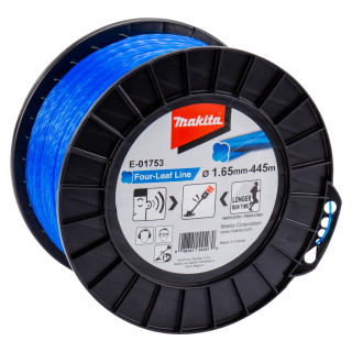 Косильная леска Makita 1,65 мм, 445 м, тип: «Клевер»