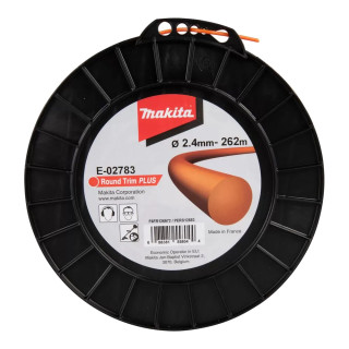 Косильная леска Makita 2,4 мм, 262 м, тип: круглая