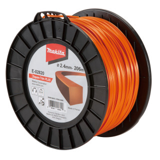 Косильная леска Makita 2,4 мм, 206 м, тип: квадратная
