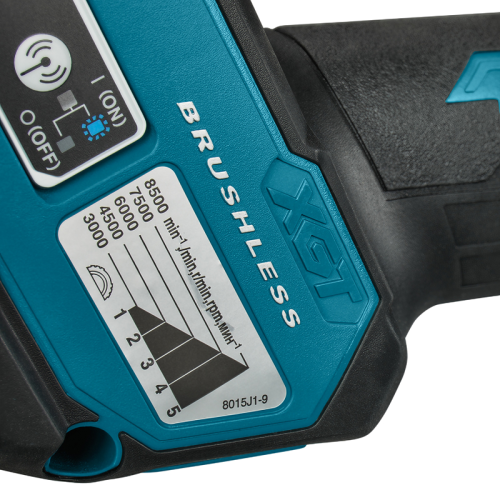 Аккумуляторная угловая шлифовальная машина X-LOCK XGT Makita GA041GM201