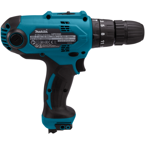 Сетевая ударная дрель-шуруповерт Makita HP0300
