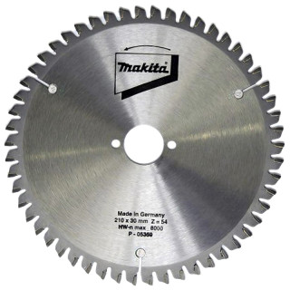 Пильный диск SPECIALIZED: алюминий, ламинат Makita 210×30/25 мм, 54 зубца