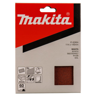 Набор шлифовальной бумаги Makita 114×140 мм К60 (10 шт.)
