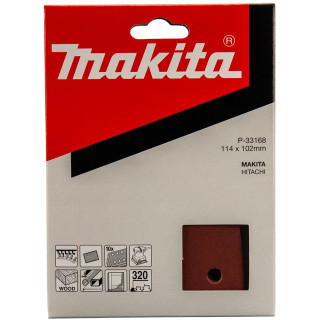 Набор шлифовальной бумаги Makita 114×102 мм К320 с 6 отверстиями (10 шт.)
