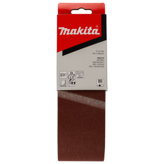 Набор шлифовальных лент Makita 76×533 мм К80 (5 шт.)