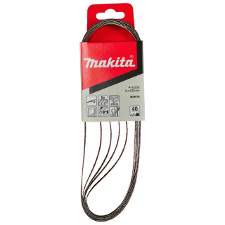 Набор шлифовальных лент Makita 9×533 мм К40 (5 шт.)