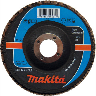 Лепестковый шлифовальный диск Makita 150×22,23 К60, корунд
