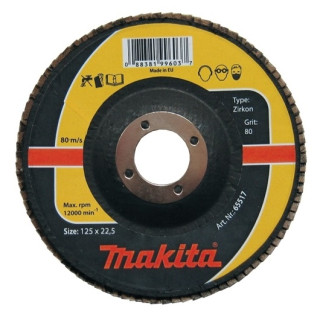 Лепестковый диск Makita для нержавеющей стали 115 мм K80
